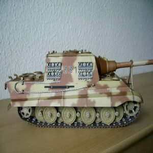 1:25 German Jagdtiger Heavy Tank Destroyer Paper Model – DIY Craft Kit